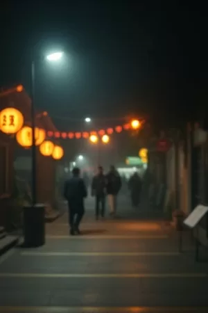 《北纬三十度》封面，林间公路与晨雾