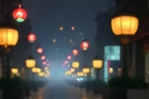 《末班渡船》封面，暮色渡口与锈迹缆桩