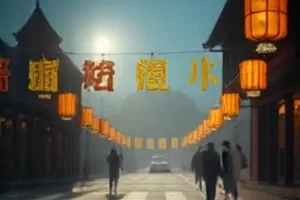《晚风信箱》封面,旧楼铁皮信箱与晾衣绳